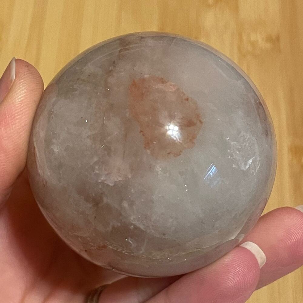 Fire Quartz Sphere #2 - Picture 5 of 6
